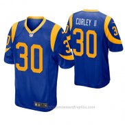 Camiseta NFL Game Los Angeles Rams Todd Gurley Azul Amarillo