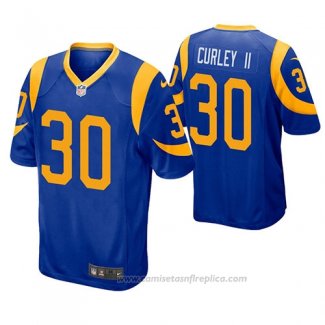 Camiseta NFL Game Los Angeles Rams Todd Gurley Azul Amarillo