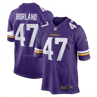 Camiseta NFL Game Minnesota Vikings Tuf Borland Violeta