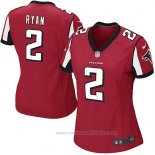 Camiseta NFL Game Mujer Atlanta Falcons Ryan Rojo