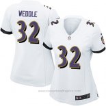 Camiseta NFL Game Mujer Baltimore Ravens Weddle Blanco