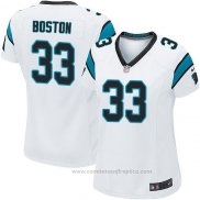 Camiseta NFL Game Mujer Carolina Panthers Boston Blanco