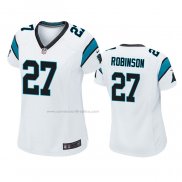 Camiseta NFL Game Mujer Carolina Panthers Kenny Robinson Blanco