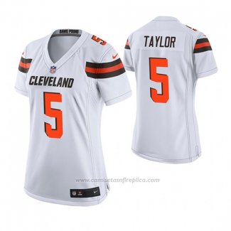 Camiseta NFL Game Mujer Cleveland Browns Tyrod Taylor Blanco