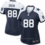 Camiseta NFL Game Mujer Dallas Cowboys Irvin Azul Blanco