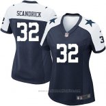 Camiseta NFL Game Mujer Dallas Cowboys Scandrick Azul Blanco