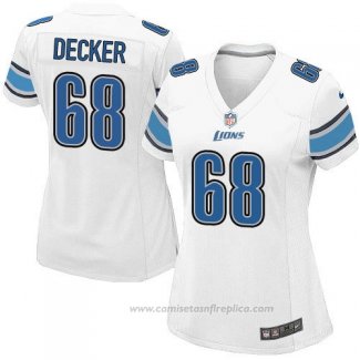 Camiseta NFL Game Mujer Detroit Lions Decker Blanco