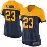 Camiseta NFL Game Mujer Green Bay Packers Randall Negro Amarillo