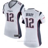 Camiseta NFL Game Mujer New England Patriots Brady Blanco