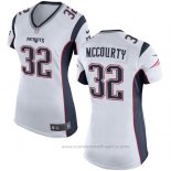 Camiseta NFL Game Mujer New England Patriots Mccourty Blanco