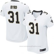 Camiseta NFL Game Mujer New Orleans Saints Byrd Blanco