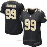 Camiseta NFL Game Mujer New Orleans Saints Rankins Negro