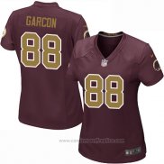 Camiseta NFL Game Mujer Washington Redskins Garcon Marron