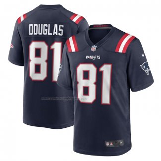 Camiseta NFL Game New England Patriots Demario Douglas Azul