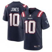 Camiseta NFL Game New England Patriots Mac Jones 10 Azul