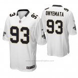 Camiseta NFL Game New Orleans Saints David Onyemata Blanco