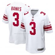 Camiseta NFL Game New York Giants Deonte Banks Blanco