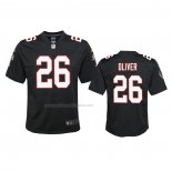 Camiseta NFL Game Nino Atlanta Falcons Isaiah Oliver Throwback 2020 Negro