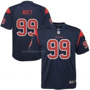 Camiseta NFL Game Nino Houston Texans J.j. Watt Azul Color Rush