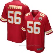 Camiseta NFL Game Nino Kansas City Chiefs Johnson Rojo