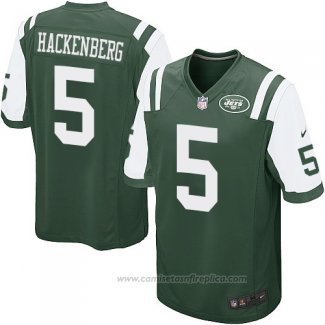 Camiseta NFL Game Nino New York Jets Hackenberg Verde