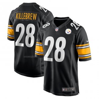 Camiseta NFL Game Pittsburgh Steelers Miles Killebrew Negro