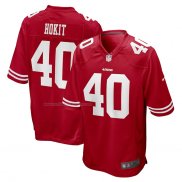 Camiseta NFL Game San Francisco 49ers Josh Hokit Rojo