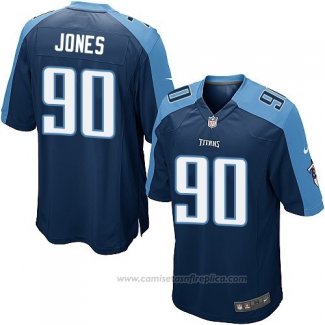 Camiseta NFL Game Tennessee Titans Jones Azul2