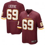 Camiseta NFL Game Washington Redskins Michael Liedtke Rojo