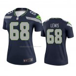 Camiseta NFL Legend Mujer Seattle Seahawks Damien Lewis Azul