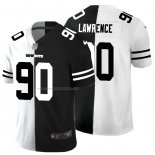 Camiseta NFL Limited Dallas Cowboys Lawrence White Black Split