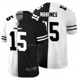 Camiseta NFL Limited Kansas City Chiefs Mahomes White Black Split