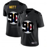 Camiseta NFL Limited Pittsburgh Steelers Watt Logo Dual Overlap Negro