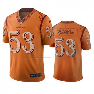 Camiseta NFL Limited Tampa Bay Buccaneers Chapelle Russell Ciudad Edition Naranja