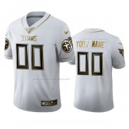 Camiseta NFL Limited Tennessee Titans Personalizada Golden Edition Blanco