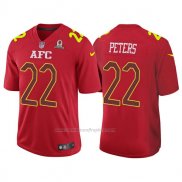 Camiseta NFL Pro Bowl AFC Peters 2017 Rojo