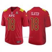 Camiseta NFL Pro Bowl AFC Slater 2017 Rojo