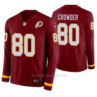 Camiseta NFL Therma Manga Larga Washington Redskins Jamison Crowder Rojo