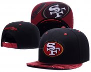 Gorra San Francisco 49ers Negro Oscuro Rojo