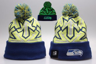 Gorro Seattle Seahawks Amarillo Azul