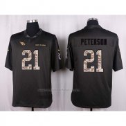 Camiseta NFL Anthracite Arizona Cardinals Peterson 2016 Salute To Service