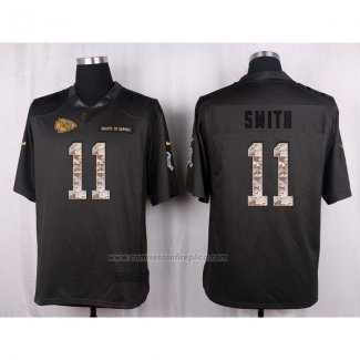 Camiseta NFL Anthracite Kansas City Chiefs Smith 2016 Salute To Service