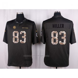 Camiseta NFL Anthracite Pittsburgh Steelers Miller 2016 Salute To Service