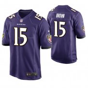 Camiseta NFL Game Baltimore Ravens Marquise Brown Violeta