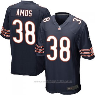 Camiseta NFL Game Chicago Bears Amos Blanco Negro