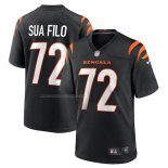 Camiseta NFL Game Cincinnati Bengals Xavier Su'a Filo Negro