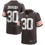 Camiseta NFL Game Cleveland Browns Ernest Johnson Marron