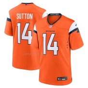 Camiseta NFL Game Denver Broncos Courtland Sutton Naranja2