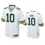 Camiseta NFL Game Green Bay Packers Jordan Love Blanco