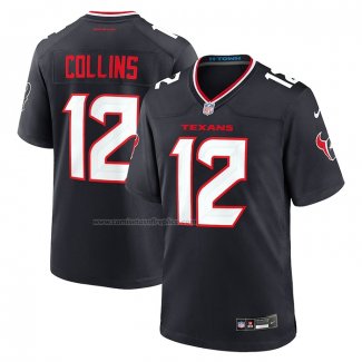 Camiseta NFL Game Houston Texans Nico Collins Azul2